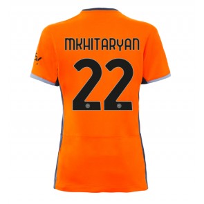 Inter Milan Henrikh Mkhitaryan #22 Koszulka Trzecich Kobiety 2023-24 Krótki Rękaw